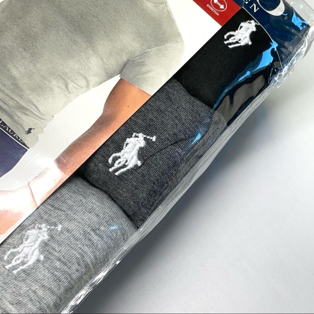 Polo Ralph Lauren Mens T-Shirt Crews Stretch Cotton Slim Fit 3 PK RWCNP3 XL New - Picture 4 of 14
